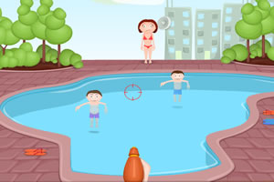 小男孩的水枪战小游戏