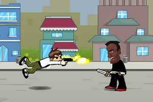 骇客街头枪战小游戏