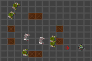 坦克僵尸大战小游戏