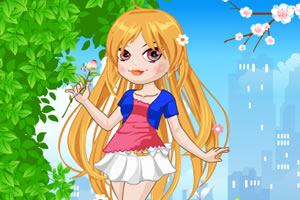 春天里的女孩小游戏