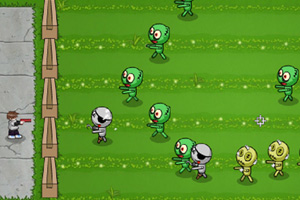 大战僵尸娃娃小游戏