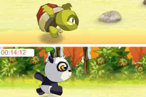 熊猫乌龟赛跑小游戏