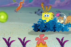 海绵宝宝大战怪鱼小游戏
