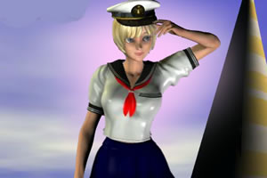 女水手装扮小游戏