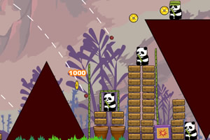 狸猫大战熊猫选关版小游戏