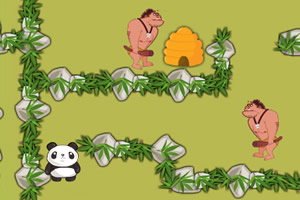 熊猫吃蜂蜜小游戏