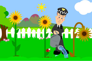 警察叔叔的农场小游戏