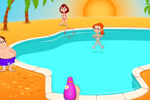 女孩水枪大战小游戏
