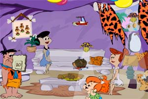 布置原始小屋小游戏