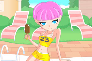 泳池小美女小游戏