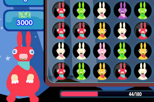 七彩小免对对碰小游戏