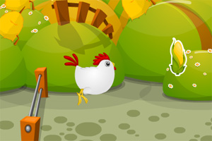 小鸡学飞小游戏