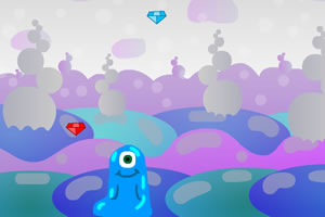 小怪接彩虹碎片小游戏