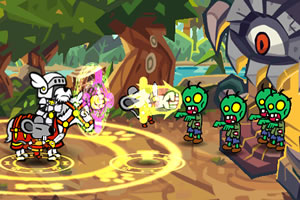 帕拉狗大战僵尸无敌版小游戏