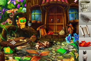 神秘小屋找东西小游戏