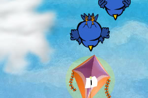 风筝飞呀飞小游戏