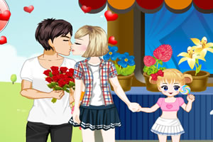 花店接吻小游戏