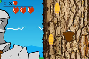 大笨熊向上爬小游戏