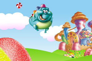 胖胖龙吃糖果小游戏