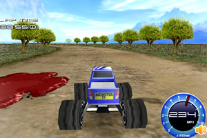 3D越野大卡车竞速小游戏
