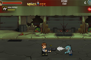 少年骇客VS僵尸2小游戏